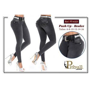 Women Colombian Pitbull P6323 Jeans Sizes 1
